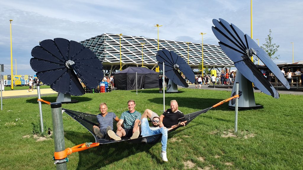 Germany, Adidas HQ in Herzogenaurach, SmartFlower installed Aug 2019